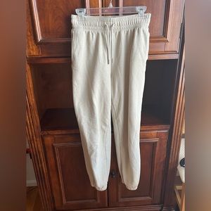H&M Cotton Blend Sweatpants Light Taupe (beige)
